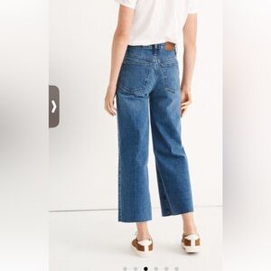 Madewell Slim Wide leg crop jeans